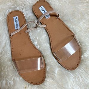 Steve Madden Dasha Clear Sandals